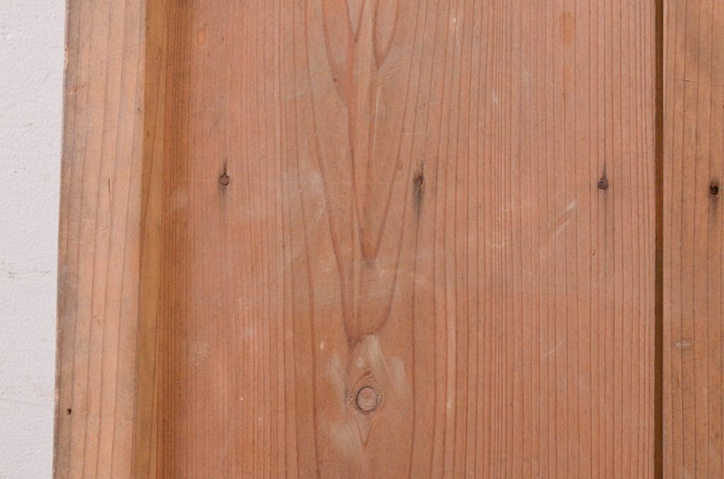 アンティーク建具　どこか懐かしい雰囲気を感じる扉1枚(木製扉、ドア)(R-072534)