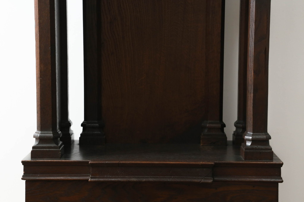 イギリスアンティーク　オーク材　上質な彫刻入りの豪華なレクターン(聖書台、講壇、説教台、見台、教会、カウンターテーブル、メニュー台、英国)(R-073968)