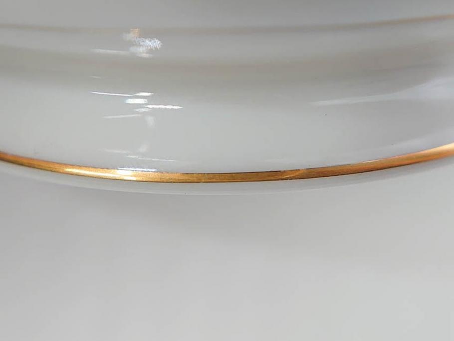 オールドノリタケ　NORITAKE　金彩　繊細なデザインがエレガントな雰囲気を醸し出すスープカップ&ソーサー3客セット(花、フラワー、C&S、洋食器)(R-074114)