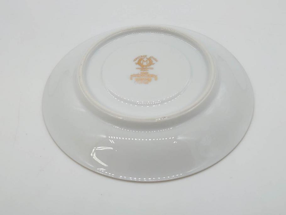 オールドノリタケ　NORITAKE　金彩　ティータイムが華やかになるティーカップ&ソーサー3客セット(花、フラワー、C&S、洋食器)(R-074118)
