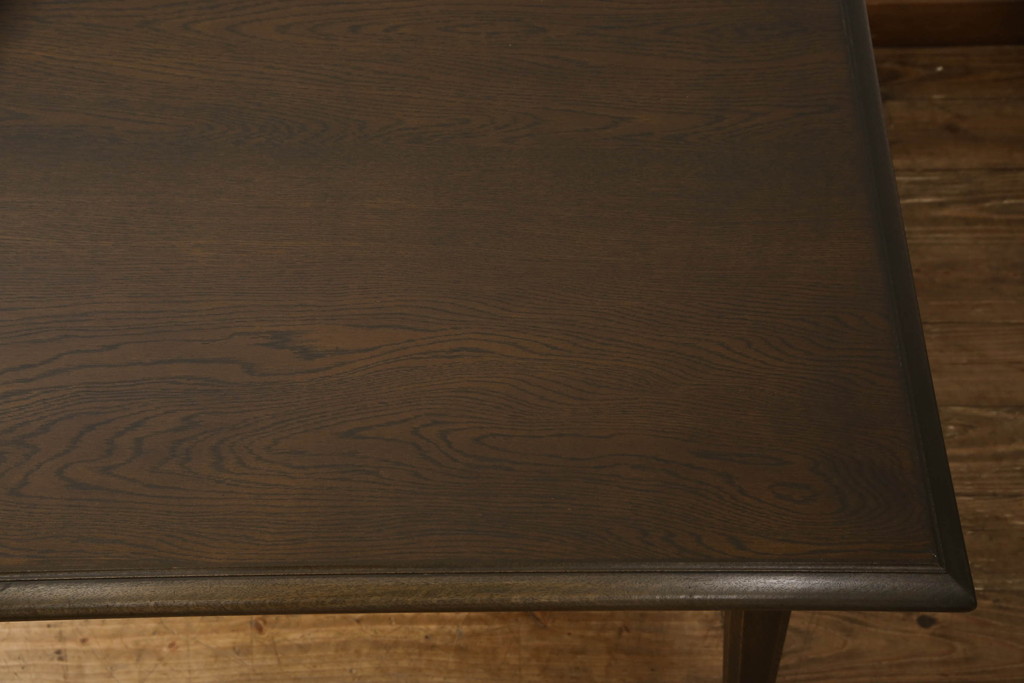 和製ビンテージ　神戸洋家具　永田良介商店　スタイリッシュなデザインが魅力のダイニングテーブル(サイドテーブル、ヴィンテージ)(R-055030)