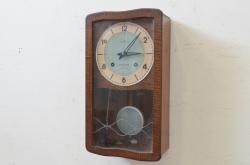 アンティーク時計　ドイツ　KIENZLE(キンツレ)　落ち着いたクラシカルな雰囲気と色味が素敵な置き時計(置時計、古時計)(R-072357)