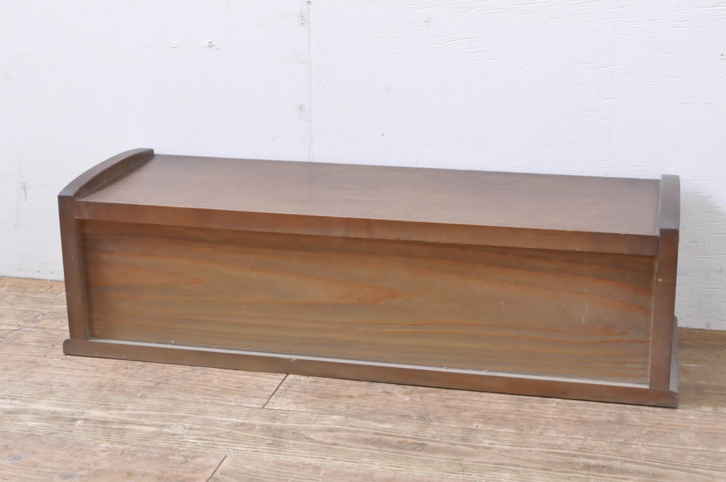 和製アンティーク　極小サイズが珍しい!!和モダンスタイルの空間に馴染む置き床(ローボード、テレビ台、テレビボード、収納棚、飾り台、陳列台)(R-066017)