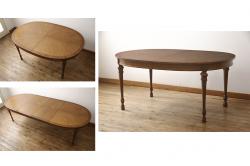 和製ビンテージ　松本民芸家具風　クラシカルな佇まいのサイドテーブル(カフェテーブル、コーヒーテーブル、コンソールテーブル、飾り台、ヴィンテージ)(R-069447)