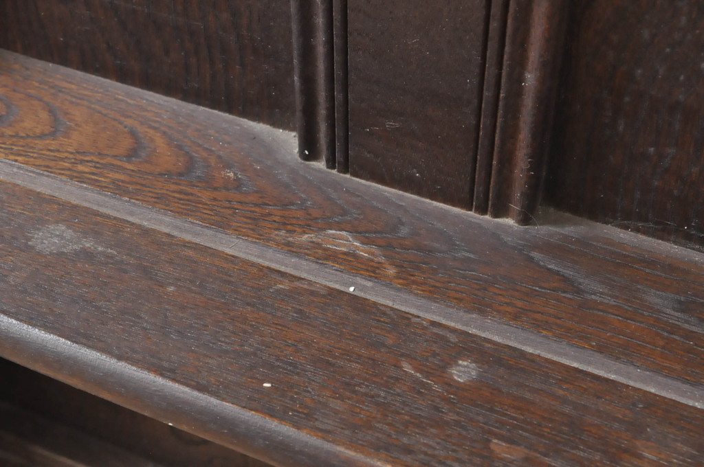 中古　イギリス家具　ERCOL(アーコール)　おしゃれなディスプレイが楽しめる壁掛け収納棚(飾り棚、ウォールラック、ウォールシェルフ、英国)(R-063549)