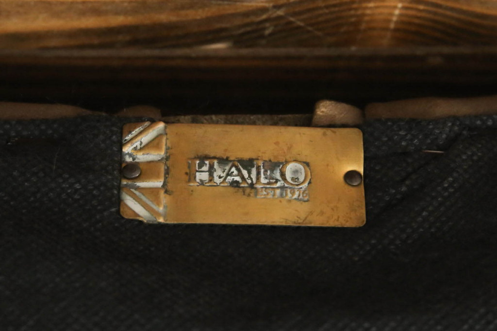中古　美品　HALO(ハロ)　LOFFEE(ロフィ)　本革　ヴィンテージ加工を施したレザーが格好いい2Pソファ(2人掛けソファ、二人掛け、ラブソファ、アームソファ、レザーソファ)(R-072101)