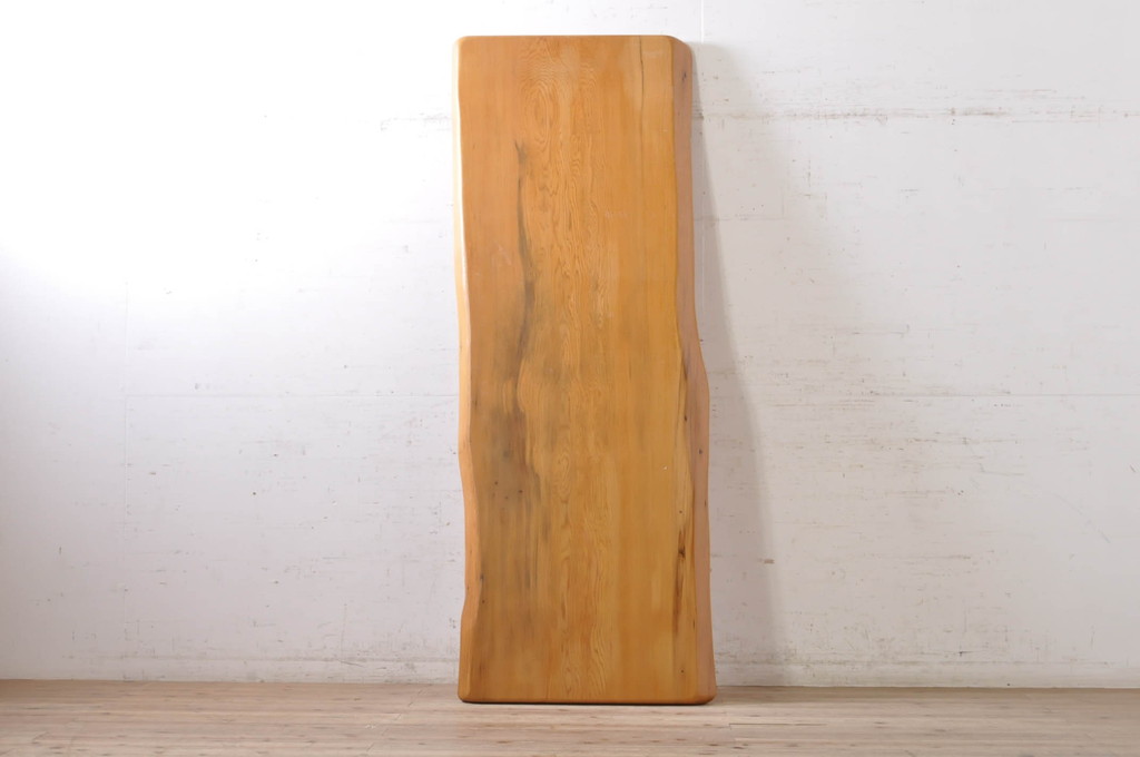 中古　屋久杉　あたたかい木の温もりが感じられるしっかりした厚みの一枚板(テーブルトップ、テーブル天板、DIY、材料)(R-072020)