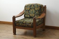 中古　美品　カリモク家具　domani(ドマーニ)　落ち着いた空間づくりにおすすめ!涼しげな佇まいのラブシート(ラブソファ、2人掛けソファ)(R-051270)
