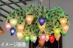 昭和レトロ　薔薇のモチーフが上品なフリルシェード(吊り下げ照明、ペンダントライト、電笠)