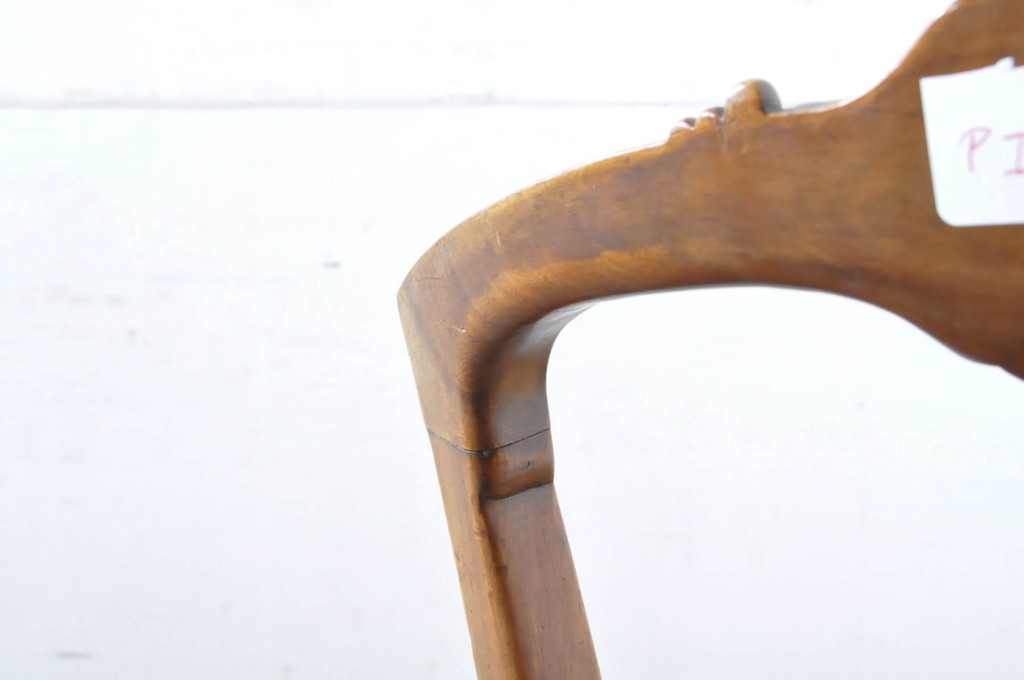 イギリスアンティーク　高級品!!　美しい象嵌入りの優美なデザインが魅力!!上質なダイニングチェア4脚セット(バルーンバックチェア、椅子、イス、英国、店舗什器)(R-065630)