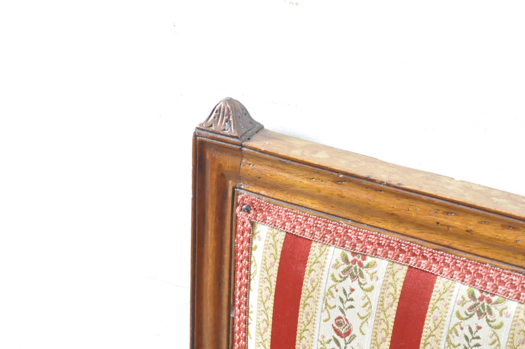 イギリスアンティーク　アールデコ　マホガニー材　シンプルながら品のある佇まいが魅力の2人掛けベンチソファ(アームソファ、ダイニングソファ、二人掛け、英国)(R-065643)