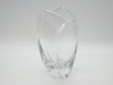 アンティーク雑貨　昭和初期　プレスガラス　ウランガラスのレトロな氷コップ(R-040504)