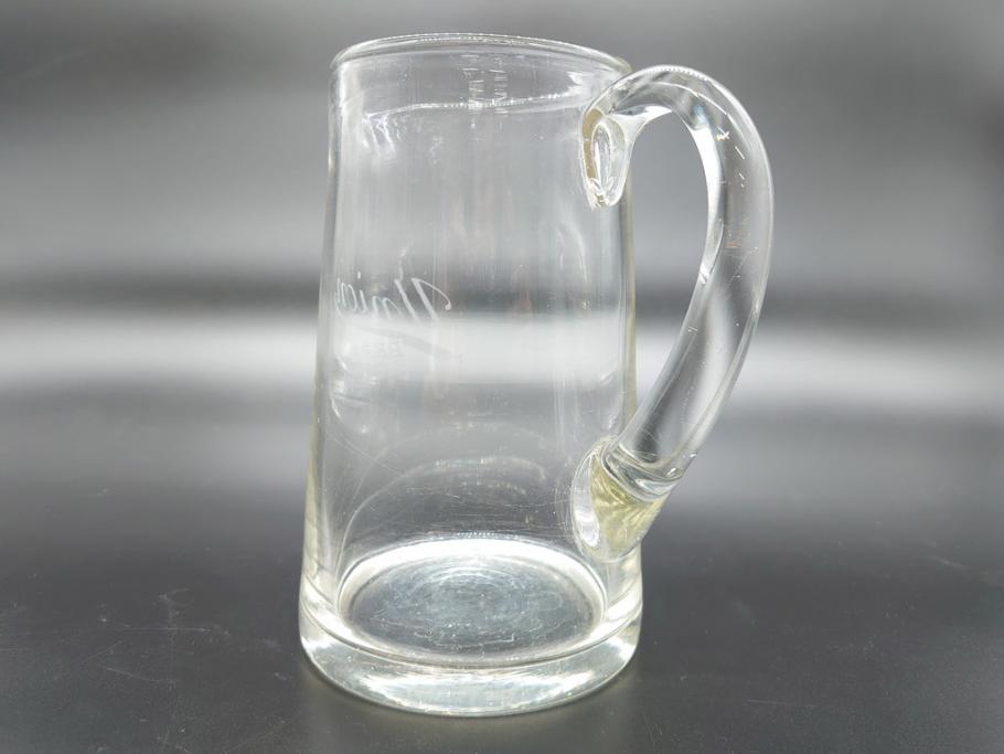 戦前　当時物　ユニオンビール　サッポロビール　ノスタルジックな雰囲気を味わえるピッチャー2点セット(ジョッキ、グラス、コップ)(R-060634)