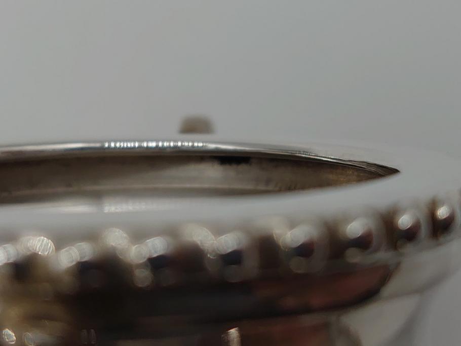 ビンテージ　気品溢れる銀製のティーセット　Anaya　スターリング925　MEXICO(トレー、ティーポット、シュガー、クリーマー、ヴィンテージ)(R-060674)