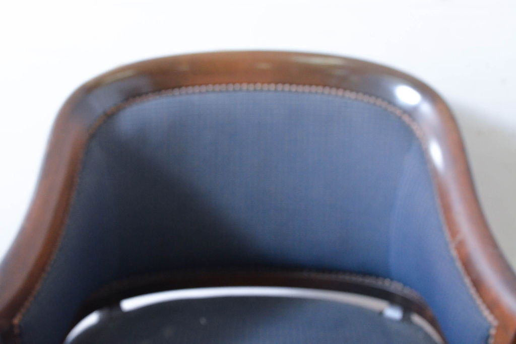 和製アンティーク　古い洋館の大正ロマン漂うラウンジチェア(1人掛けソファ、椅子、イス、アームチェア)(R-060310)