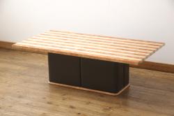ヴィンテージ家具　イギリスビンテージ　ERCOL(アーコール)　ニレ材　オーバル型エクステンションテーブル(ダイニングテーブル、ラウンドテーブル)