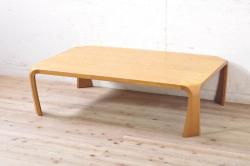アンティーク家具　アンティーク 天板一枚板の小ぶりな鉄脚テーブル(2)(作業台、デスク、在宅ワーク、在宅用)