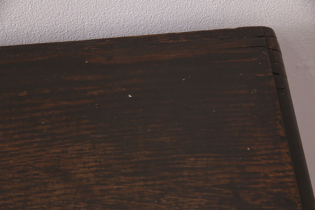 イギリスアンティーク　オーク材の木味が存分に楽しめるコファ(収納付きベンチ、トランク、ブランケットボックス)(R-050224)