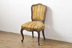中古　松本民芸家具　シンプルなデザインが魅力的なラダーバックチェア(ダイニングチェア、椅子)(R-038607)