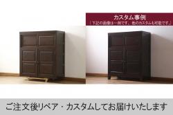 中古　北海道民芸家具　和洋どちらにも合うシックな佇まいのドレッサー(鏡台、化粧台)(R-046732)