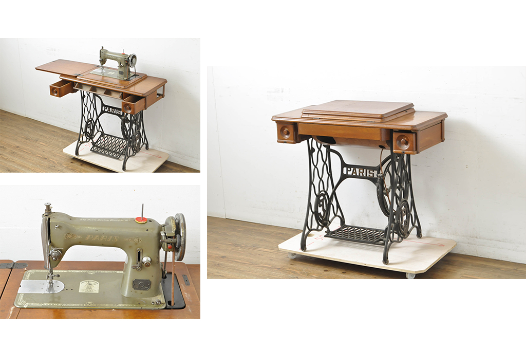 アンティークミシン サイドテーブル机/テーブル - コーヒーテーブル