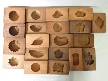 フランスビンテージ　1950年代　木彫り　木のぬくもりを感じられるデコイ2点セット(鴨、置物、置き物、模型、ディスプレイ、インテリア、ヴィンテージ)(R-062383)