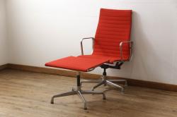 中古　DREXEL HERITAGE(ドレクセルヘリテイジ)　品のある佇まいが魅力的な回転チェア(アームチェア、デスクチェア、回転椅子、一人掛けソファ、1人掛けソファ、1Pソファ、椅子、イス)(R-068936)