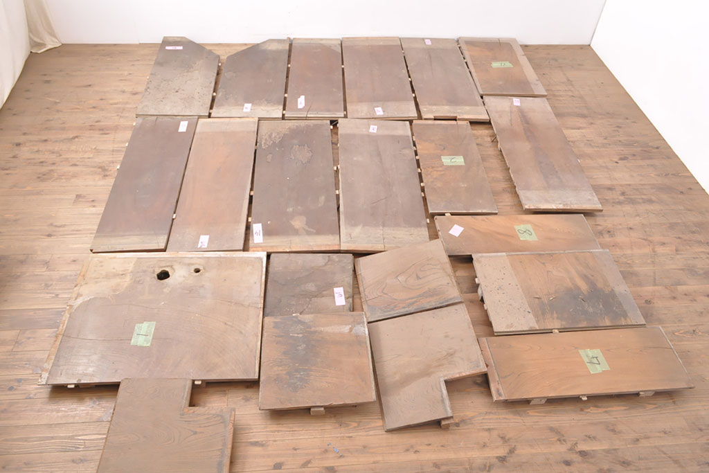 和製アンティーク 明治期 古材 DIYにおすすめ!床材として使われていた
