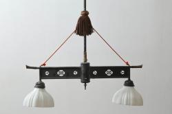 中古　美品　イタリア　SILIK(シリック)　バロックスタイルのゴージャスなフロアスタンド(フロアランプ、照明、ランプシェード)(定価約45万円)(R-056720)