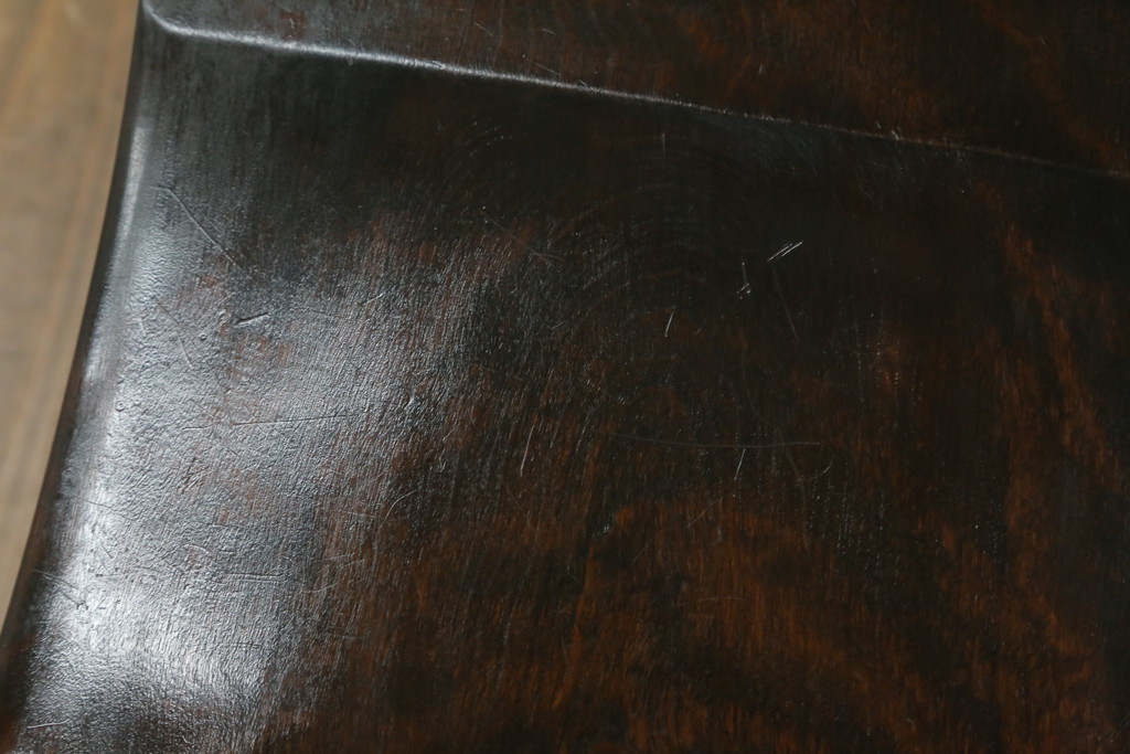 中古　松本民芸家具　♯513型長ウインザーチェア　クラシカルな佇まいのウィンザーベンチ(長椅子、3人掛けベンチ、ウィンザーチェア)(定価約39万円)(R-072108)