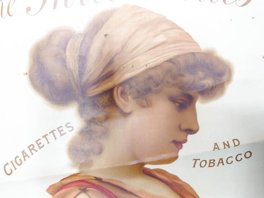 戦前　当時物　THREE CASTLES　たばこ　タバコ　煙草　ポスター(広告、TOBACCO、CIGARETTES)(R-075228)