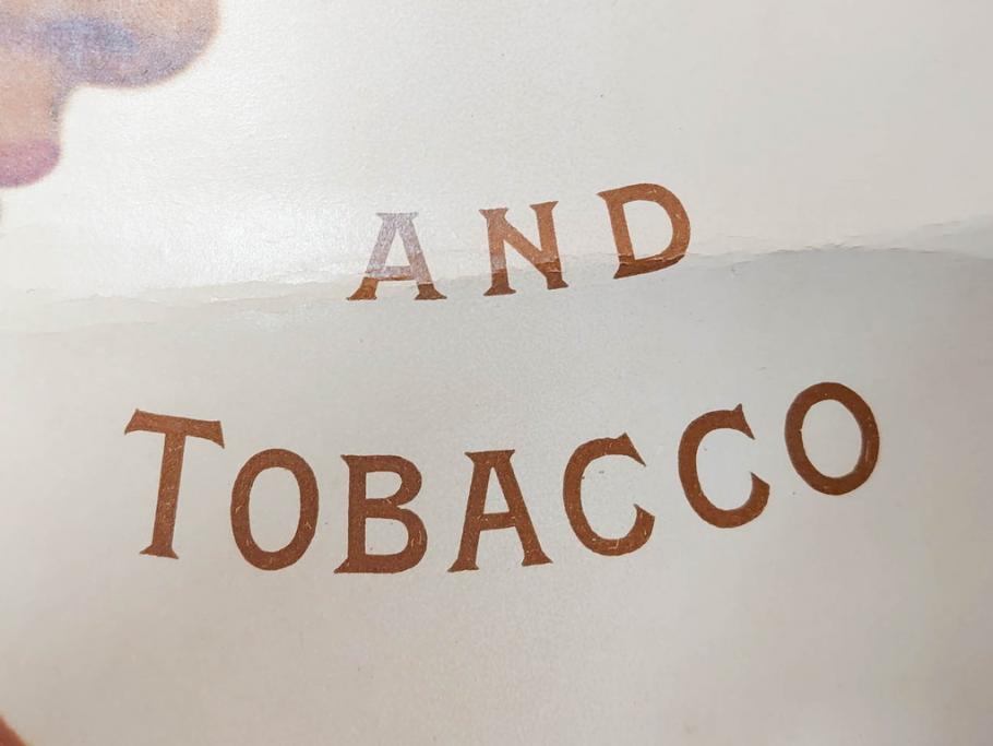 戦前　当時物　THREE CASTLES　たばこ　タバコ　煙草　ポスター(広告、TOBACCO、CIGARETTES)(R-075228)