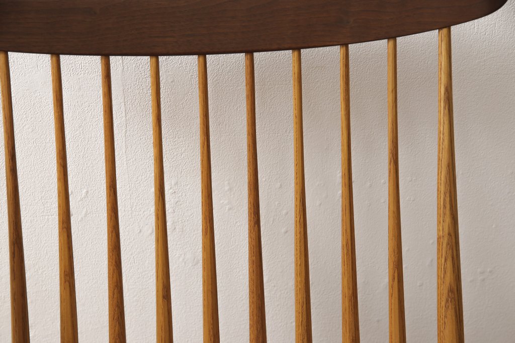 ヴィンテージ　ジョージナカシマ　ウォールナット材製!モダンに洗練された左アーム付きラウンジチェア(イス、椅子、ビンテージ)(R-056539)