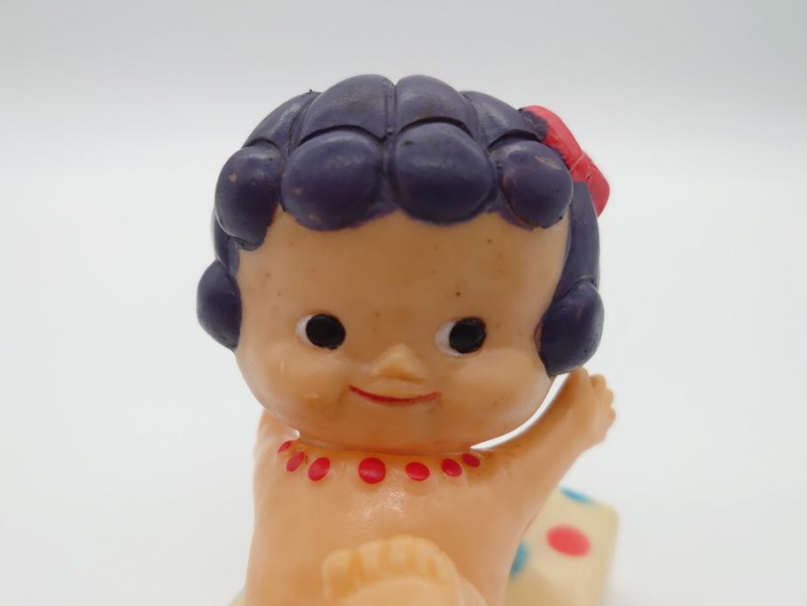 昭和レトロ　ハマフォーム 天使の女の子 ソフビ人形　レトロで可愛らしい貯金箱(教育設備助成運動、ベルマーク運動、コレクター、ディスプレイ)(R-061077)