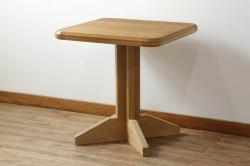 【セミオーダー家具実例】DREXEL HERITAGEのダイニングテーブルに高品質リペアを施しました。脚をカットしてご要望の高さにリサイズし、現状に合わせた色味に仕上げました。(エクステンションテーブル、4人掛け、6人掛け、食卓)