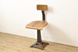 ラフジュ工房オリジナル　メンズライクにもおすすめなペイントハイスツール(椅子)