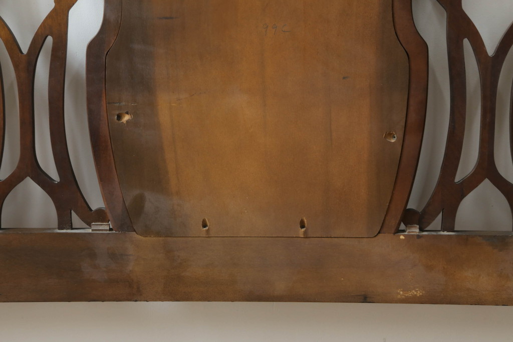 中古　美品　DREXEL HERITAGE(ドレクセルヘリテイジ)　クラシカルな佇まいが魅力的なヘッドボード(ベッドフレーム、ダブル、ワイドダブル)(R-075360)