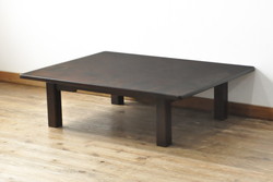 イギリスアンティーク　オーク材　落ち着いた佇まいが魅力的なサイドテーブル(コーヒーテーブル、花台、飾り台、英国)(R-072768)