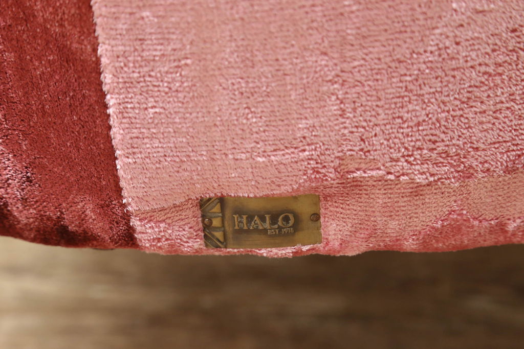中古　美品　HALO(ハロ)　カラフルなパッチワークが個性的なアンチェア(1人掛けソファ、ラウンジチェア、アームチェア、椅子、イス)(定価約195,000円)(R-060798)