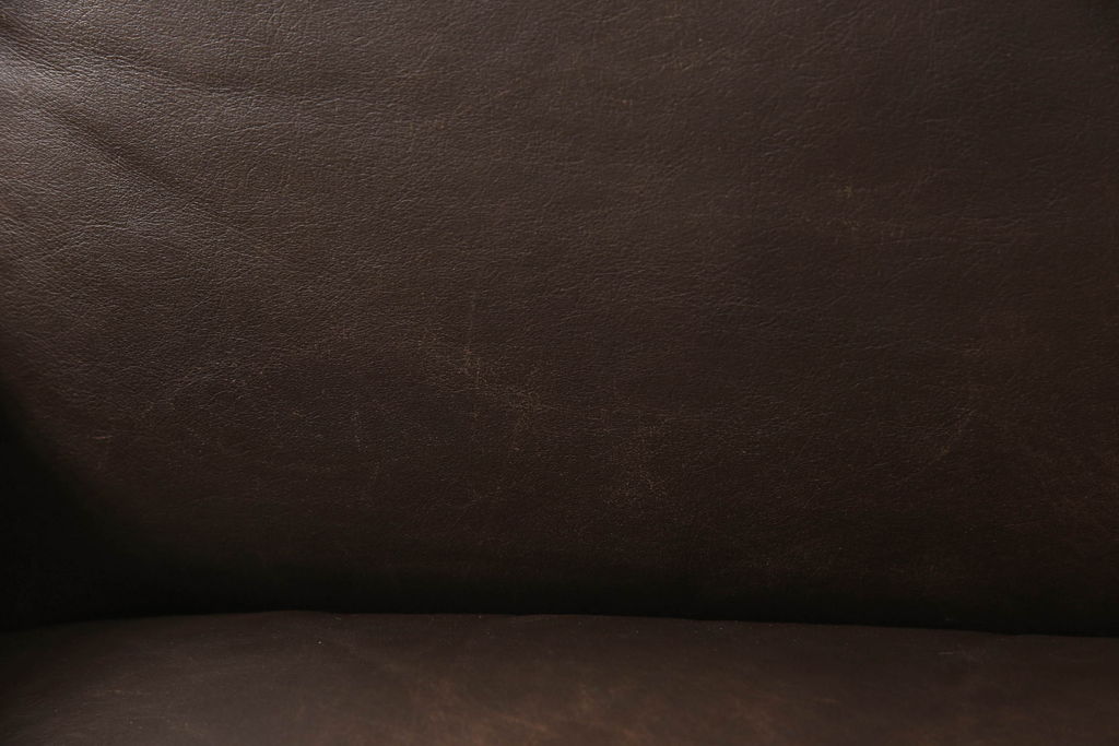 北欧ビンテージ　ノルウェー　バットネ(Vatne)　ハンス・オルセンデザイン　ローズウッド　本革　アームの曲線が美しい1人掛けレザーソファ(一人掛けソファ、1P、アームチェア、ヴィンテージ)(R-058184)