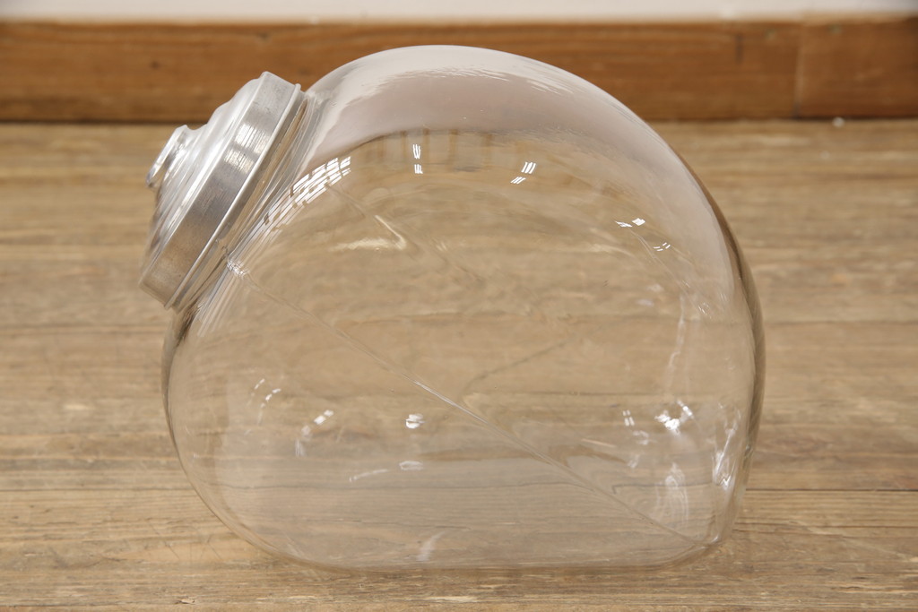 アンティーク雑貨　当時物　昭和レトロ　6連猫瓶(ガラス瓶、菓子瓶、菓子びん、菓子ビン)(R-057631)