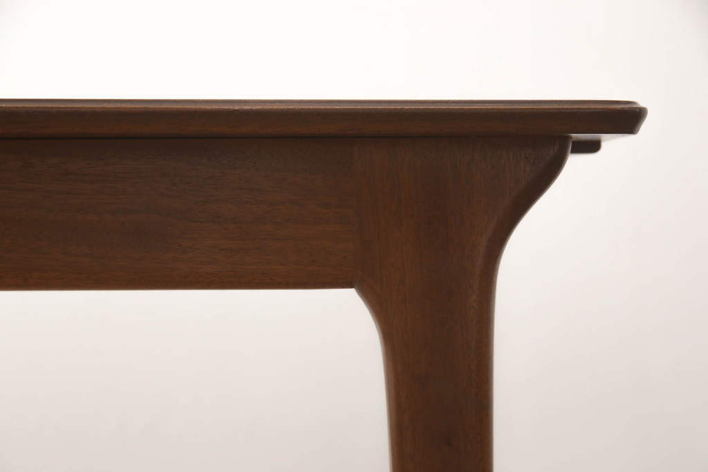 イギリスビンテージ　A.H.McINTOSH(マッキントッシュ)社　チーク材　木の温もりが溢れる色合いが魅力のダイニングテーブル(6人掛け、4人掛け、エクステンションテーブル、拡張式テーブル、食卓、ヴィンテージ、英国、北欧)(R-065823)
