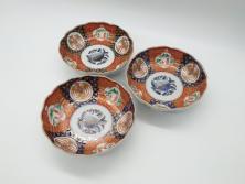和製アンティーク　輪島塗　高蒔絵　瓢箪の図　上質な蓋付き木製椀(漆器、和食器)5客セット