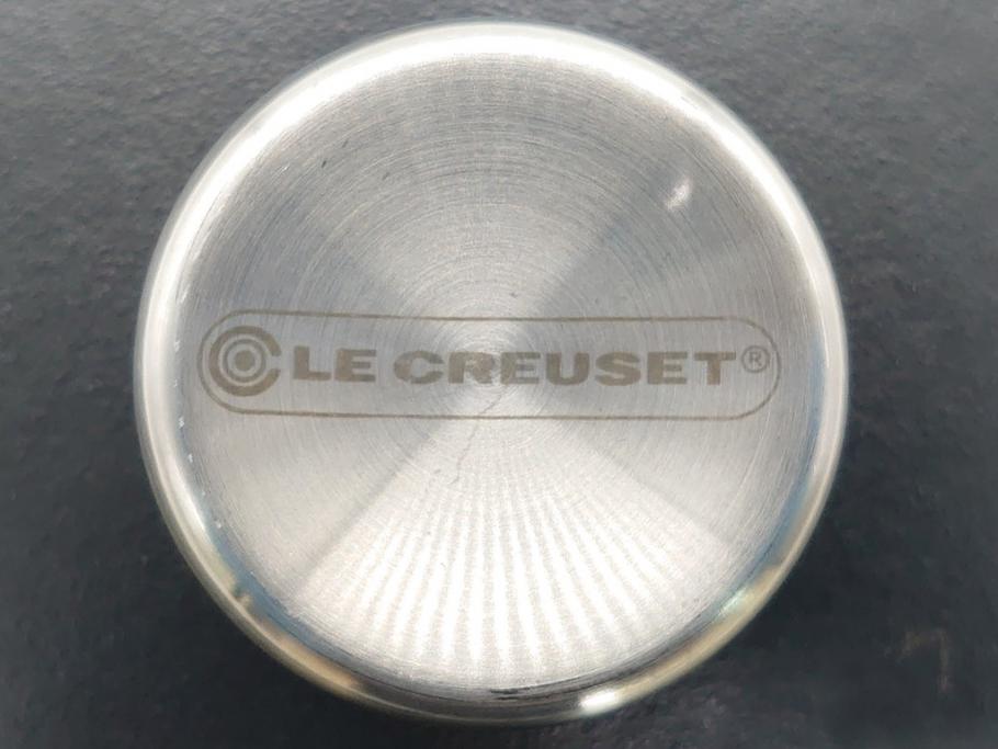 フランス　Le Creuset　ル・クルーゼ　ココット・オーバル　マッドブラック　スタイリッシュなカラーリングと機能性を兼ね備えた万能鍋(箱付き、キッチンウェア、鋳物(いもの)、ホーロー鍋)(R-061899)