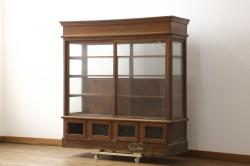 中古　美品　カリモク家具(karimoku)　存在感のある分厚い天板が印象的な和風テレビ台(ローボード、テレビボード)(R-050905)