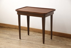 USビンテージ　シンプルなデザインが魅力的なサイドテーブル(コンソールテーブル、ナイトテーブル、ヴィンテージ)(R-053927)