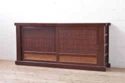 和製ビンテージ　北海道民芸家具　上品な佇まいが魅力的なチェスト(洋服タンス、整理タンス、収納タンス、引き出し、ヴィンテージ)(R-066396)