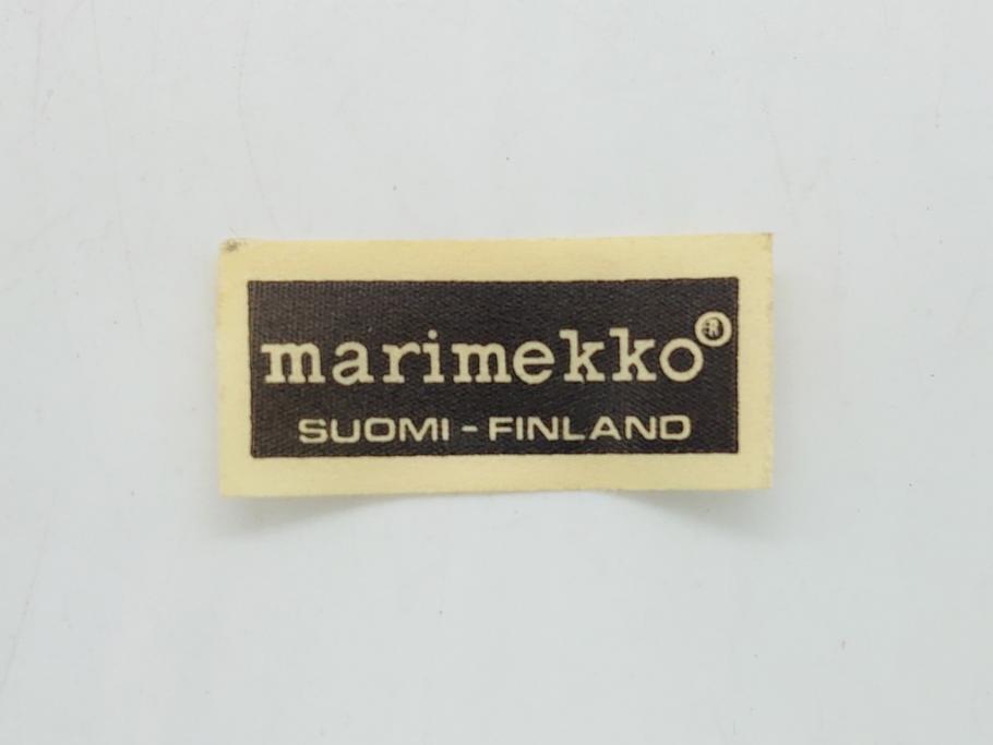 フィンランド　マリメッコ×イッタラ　Marimekko　iittala　SUOMI-FINLAND　ラージ　可愛らしいフォルムとパッと目を引くカラーが魅力のマリボウル(廃盤レッド?、Maribowl、Mariskooli、脚付きボウル、箱無し、北欧)(R-062268)