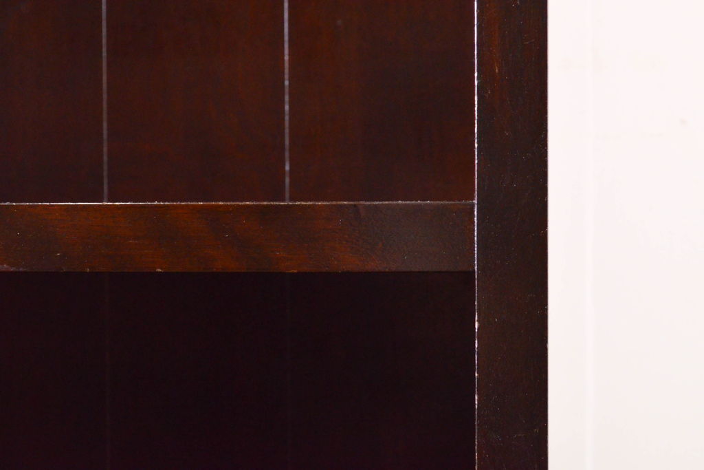 中古　特注　松本民芸家具　シンプルなデザインで使いやすいオープンラック(本棚、飾り棚、収納棚、書棚、ブックシェルフ)(R-061759)