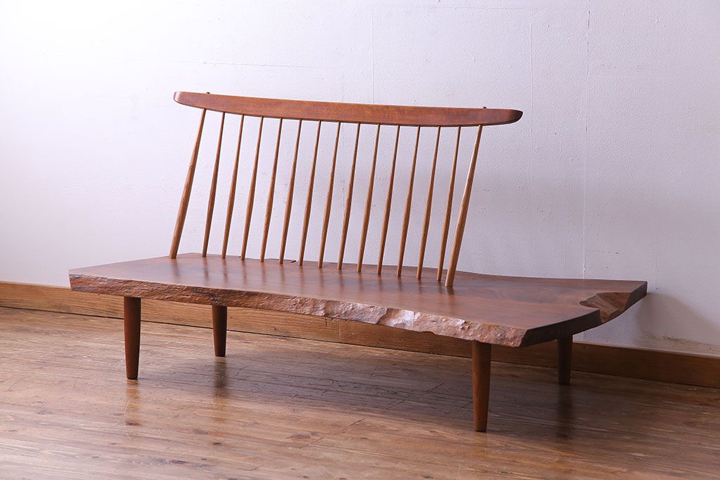 買取】ジョージ・ナカシマ(George Nakashima) コノイドベンチを買取り 